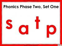 Phonics Phase 2, Set 1 - s, a, t, p